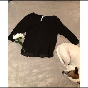 LC Lauren Conrad Black Blouse